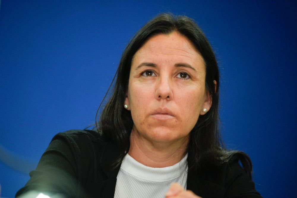 Karina Sosa, presidenta de la ATSS. Crédito: ATSS