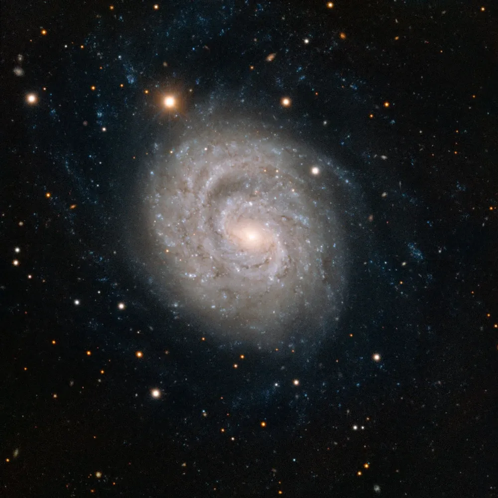 La galaxia espiral NGC 1637 se encuentra a unos 35 millones de años luz en la costelación de Eridanus