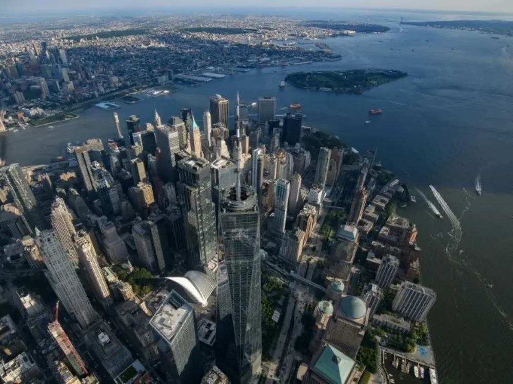 Vista aérea de Nueva York