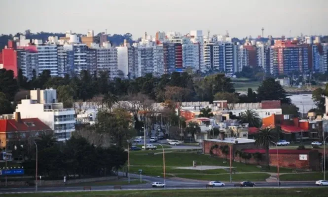 Vista de la ciudad de Montevideo.