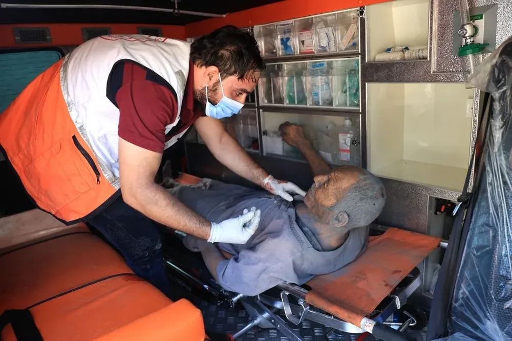 “Las reservas médicas están prácticamente vacías”, informó la OMS.