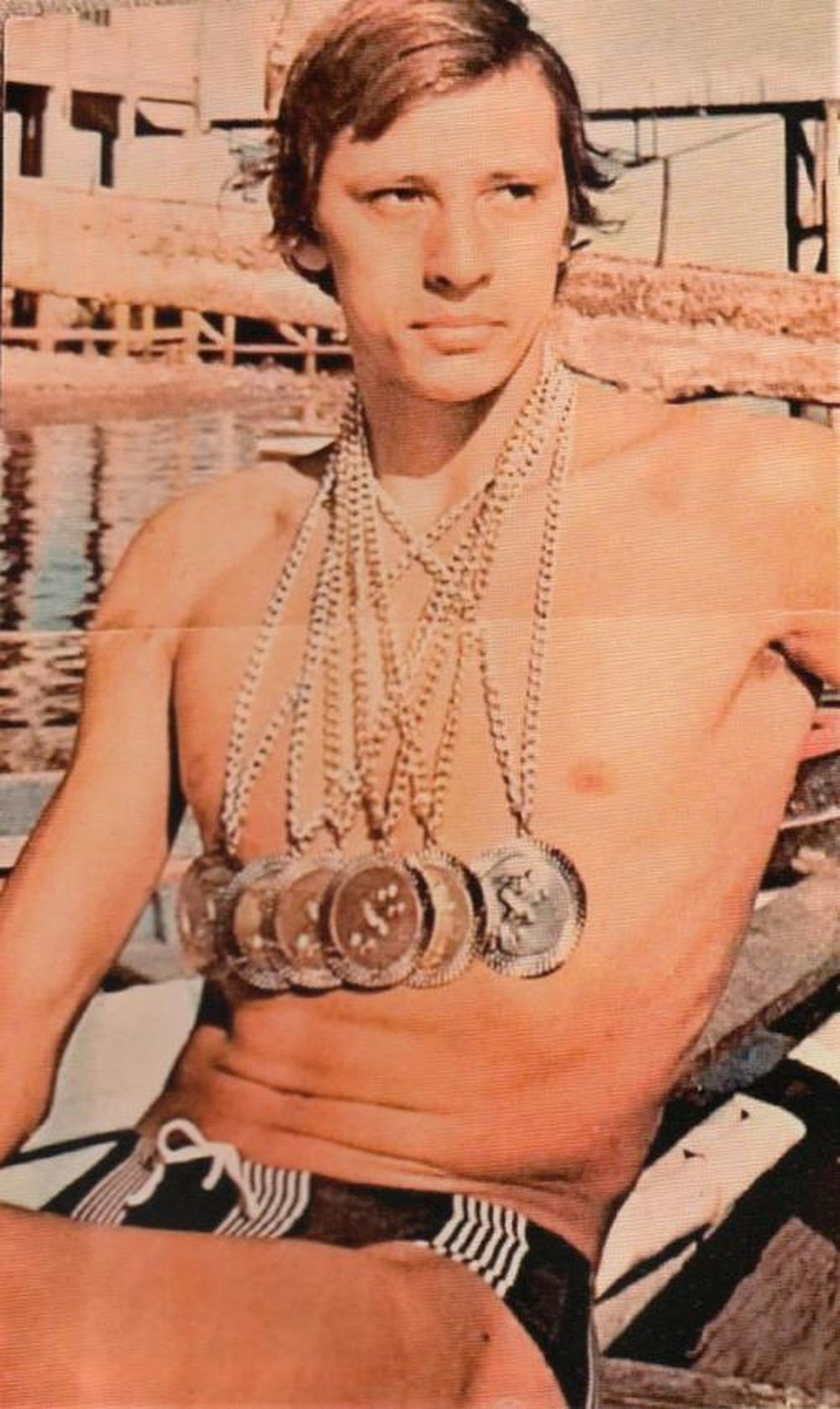 Carlos Scanavino después del Sudamericano de 1982 en Bolivia 