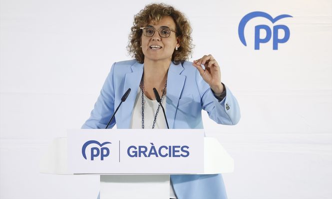 La candidata del PP a las elecciones europeas, Dolors Montserrat.