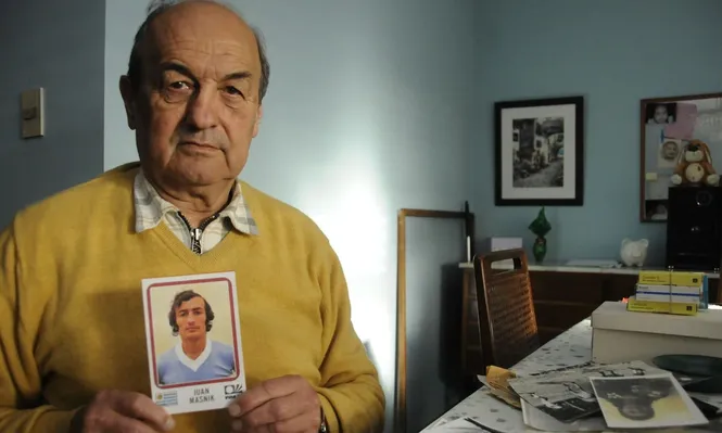 En 2013, mostrando su recuerdo mundialista