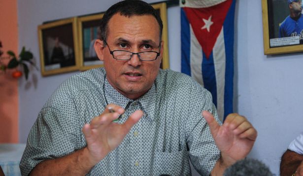 El líder opositor cubano José Daniel Ferrer en rueda de prensa, en La Habana, Cuba.&nbsp;