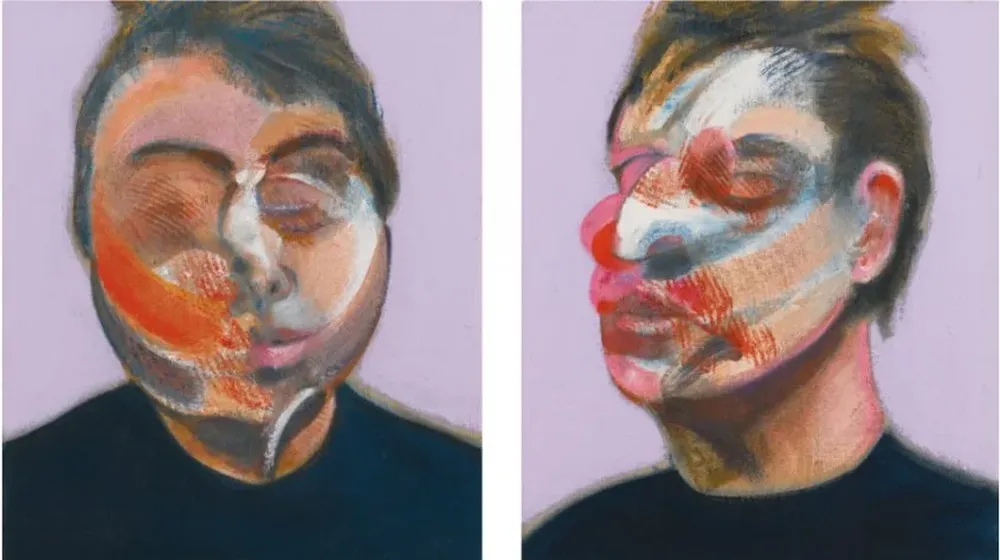 Dos estudios para portarretratos, del pintor irlandés Francis Bacon