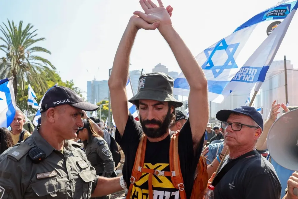 Protestas en Israel por la reforma judicial impulsada por el gobierno de Benjamin Netanyahu