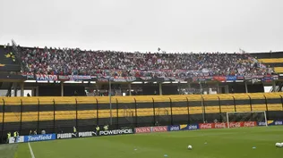 Los hinchas de Nacional en el Campeón del Siglo