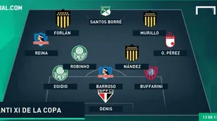 Tres jugadores de Peñarol en el peor equipo de la Copa