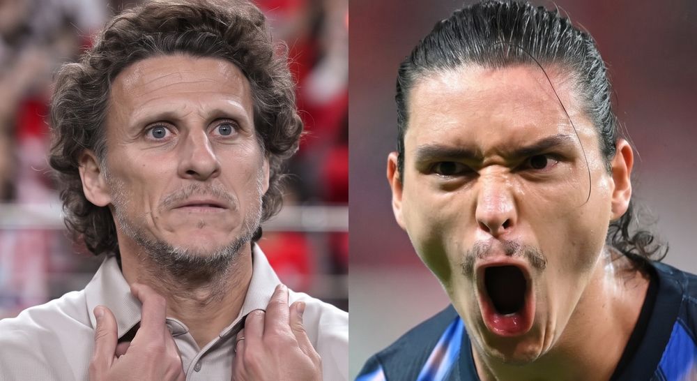 Diego Forlán y Darwin Núñez fueron halagados por la Premier League tras el partido de la selección uruguaya ante Corea del Sur