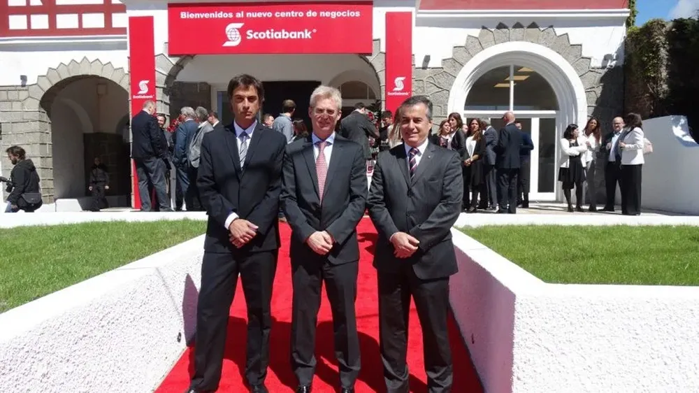 Carlos Raffaelli, Horacio Correge y Marcelo Porteiro