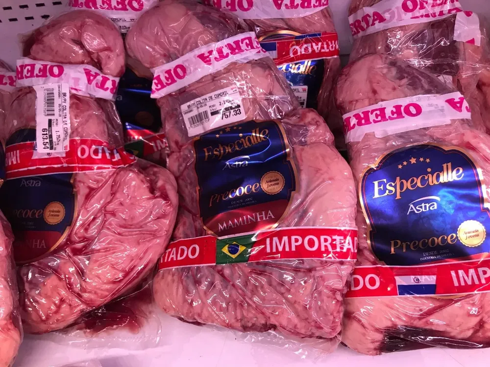 Cortes importados desde Brasil y Paraguay.