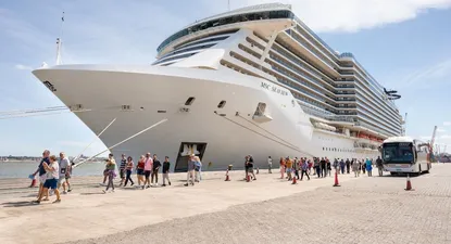 Cruceros en el puerto de Montevideo