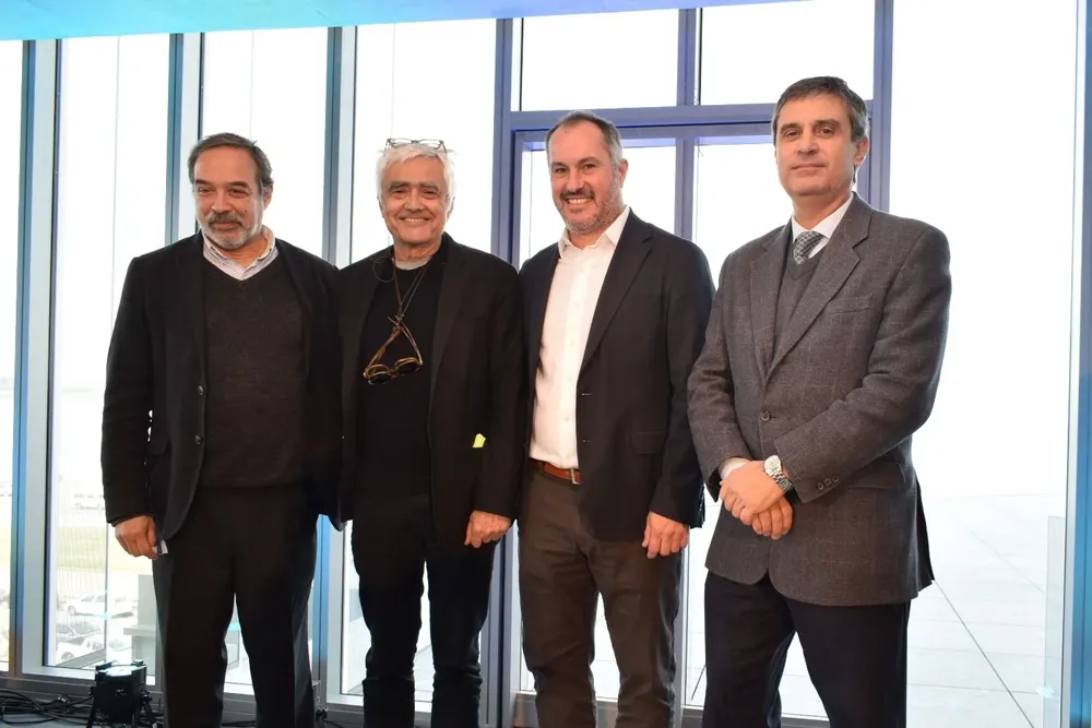 Jorge Rodríguez, Rafael Viñoly, Diego González Lambrechts y Álvaro Garcia