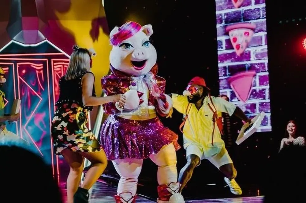 Piggy Pop en Quién es la máscara