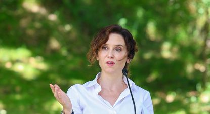 La presidenta de la Comunidad de Madrid, Isabel Díaz Ayuso