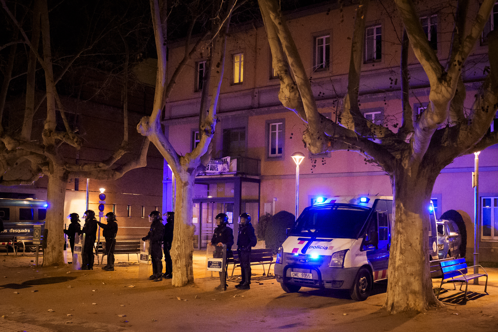 Protestas en la localidad de Salt