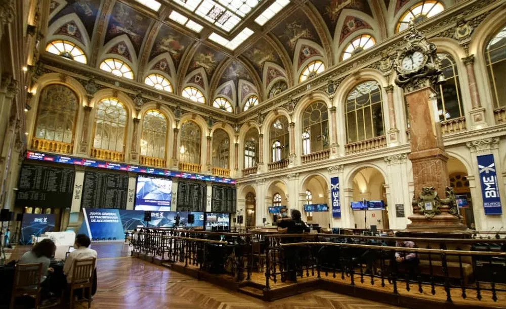 Palacio de la Bolsa de Madrid.