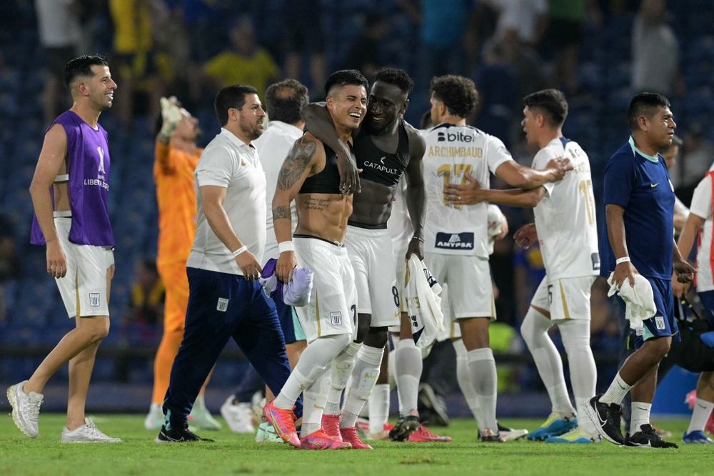 Pablo Ceppelini en los festejos de Alianza Lima en La Bombonera&nbsp;&nbsp;