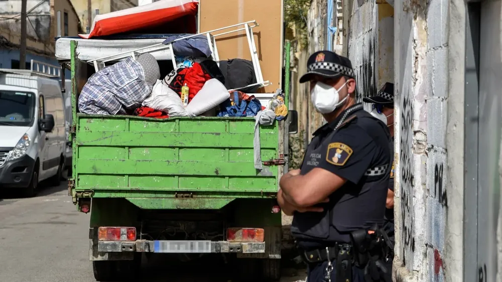 magen de un desahucio en la ciudad de Valencia