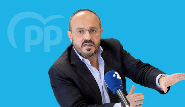 El líder del PP catalán, Alejandro Fernández.