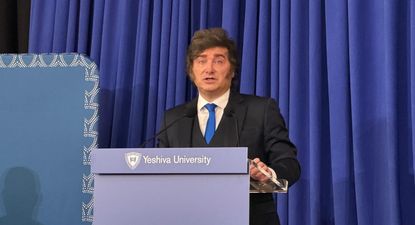Javier Milei en Nueva York: Me siento orgulloso de ser el presidente más sionista del mundo