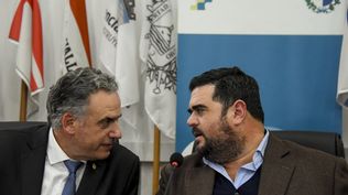 Yamandú Orsi y Nicolás Olivera