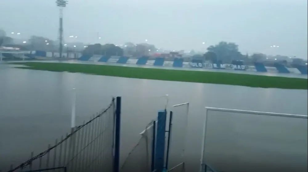 Estadio Ubilla de Melo inundado