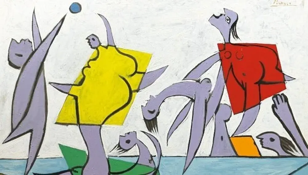 Fragmento de la obra Le sauvetage, pintura del español Pablo Picasso.
