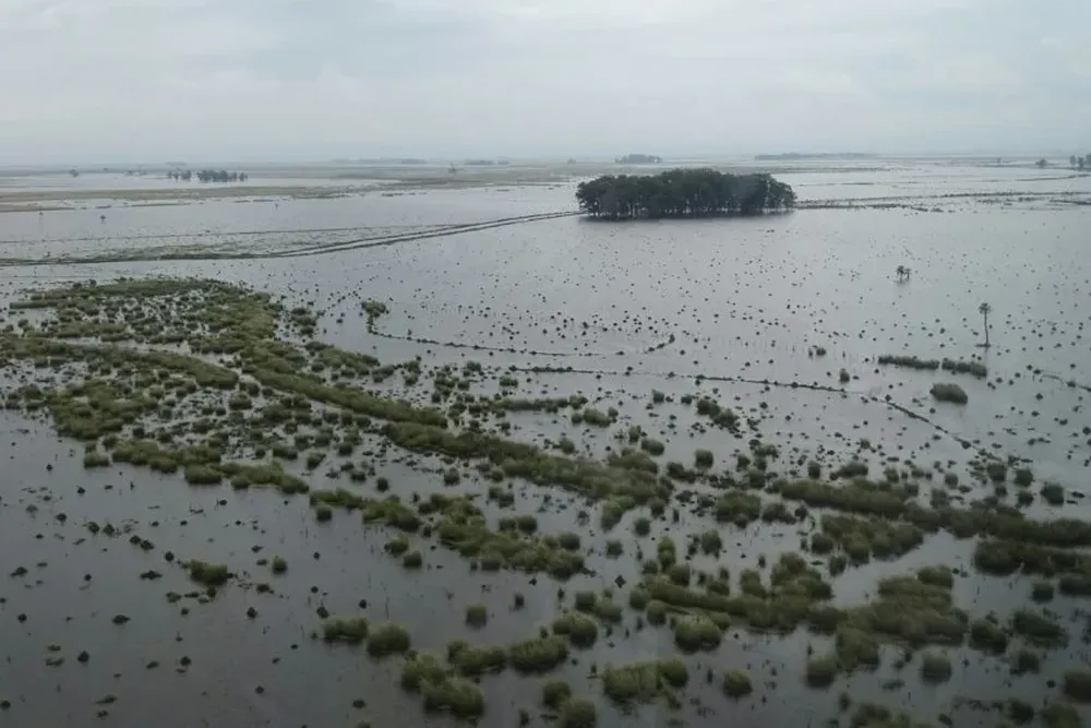 Inundaciones: a los graves daños en el sur de Brasil se añaden ahora zonas de Uruguay cubiertas con agua.