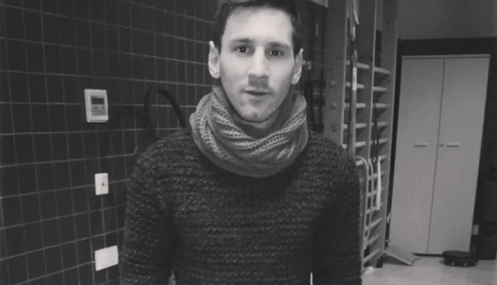 La imagen que subió Messi en la ciudad deportiva azulgrana
