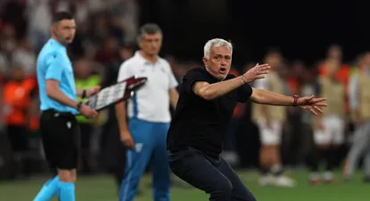 José Mourinho durante el partido del miércoles