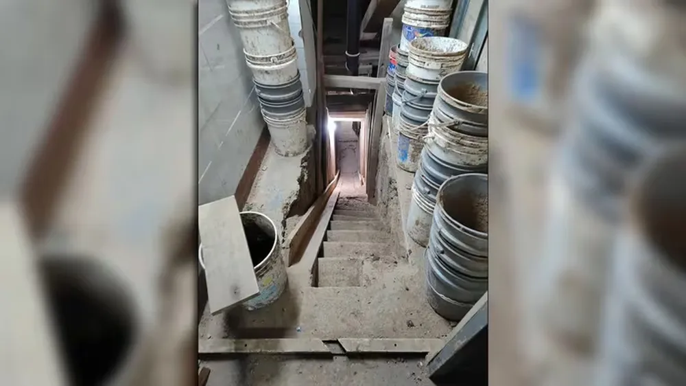 Así comenzaba el túnel para robar el banco Macro de San Isidro