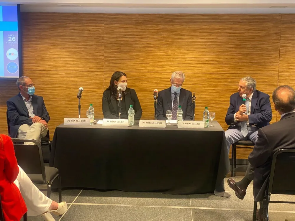 De la presentación de la herramienta, en la que participaron los empresarios Carlos Lecueder y Santiago Sartori.