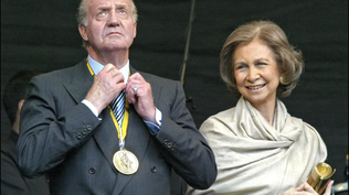 El rey emérito Juan Carlos I y la reina Sofía.&nbsp;