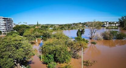 Imágenes de las inundaciones en Salto, departamento donde hay 766 desplazados según el Sinae