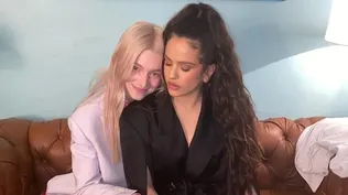 Hunter Schafer y Rosalía, en una de las imágenes que compartieron en 2019.