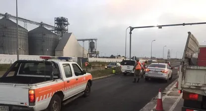 El Centro Coordinador de Emergencias Departamental dispuso de controles sanitarios en el ingreso a Nueva Palmira tras conocerse dos casos este sábado