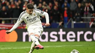 El penal de Federico Valverde ante Atlético de Madrid