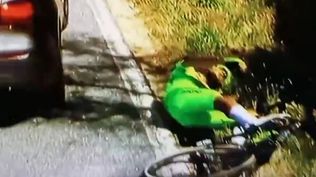 Mauricio Moreira colapsó agotado en plena carrera de la Volta a Portugal