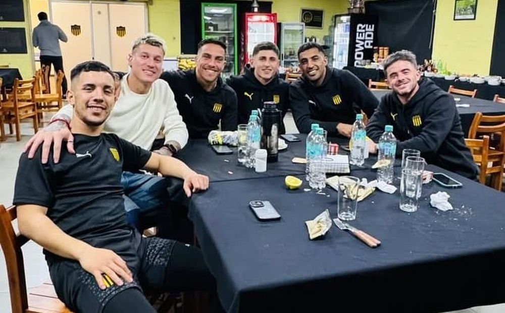 La visita de Washington Aguerre a Los Aromos