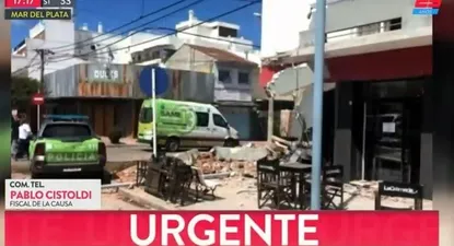 se derrumbo un balcon en mar del plata y murio una mujer y su hija de tres anos