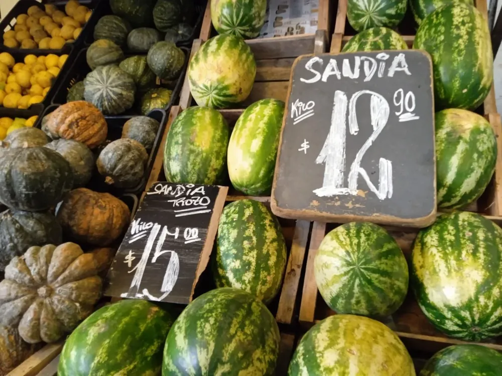 Por la falta de agua la sandía tiene más concentración de azúcar.