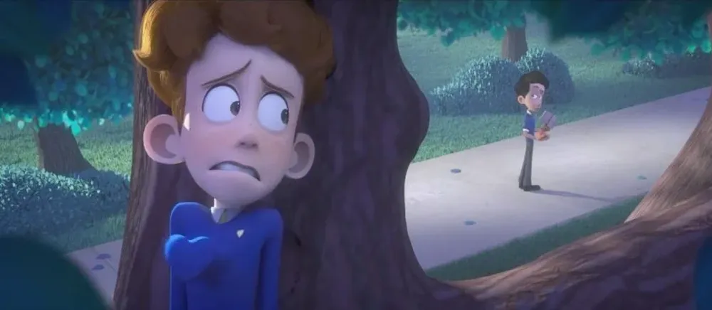 In a Heartbeat cuenta en cuatro minutos una historia de amor entre dos adolescentes, Sherwin y Jonathan