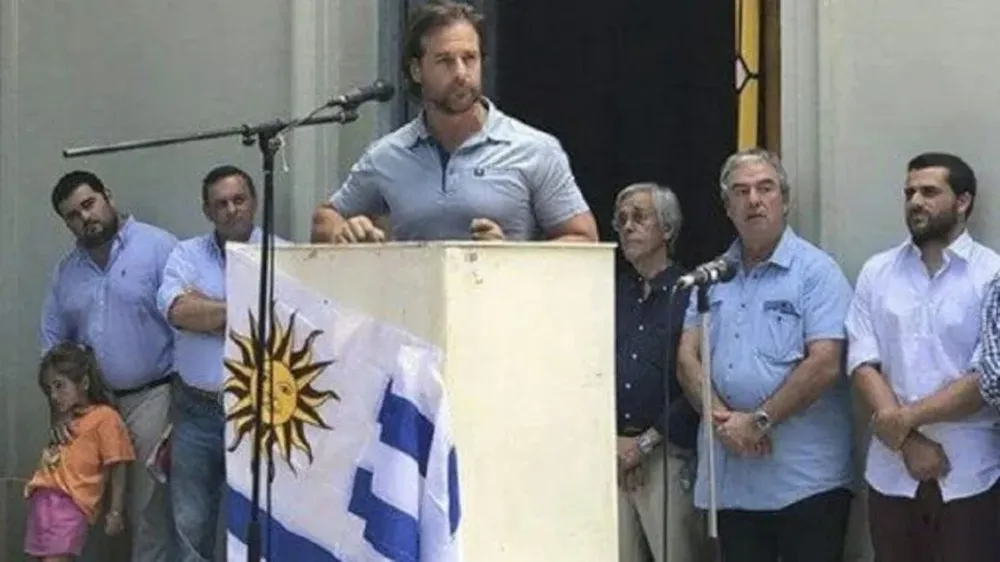 Lacalle Pou y Larrañaga se unieron en recuerdo de Leandro Gómez