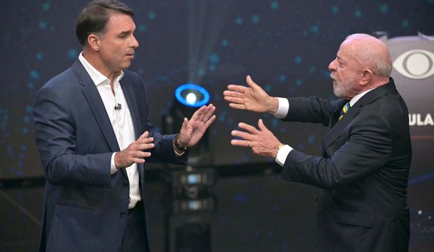 Flávio Bolsonaro y Lula
