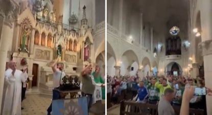 La Iglesia pidió disculpas por los cánticos opositores en una misa.