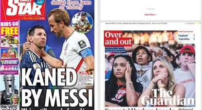 Lo que dijo la prensa de Inglaterra tras perder con Argentina en el Mundial 2026