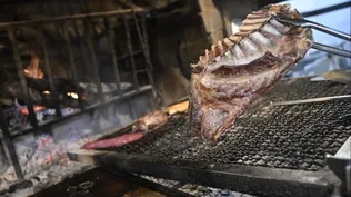 Asado de cordero.