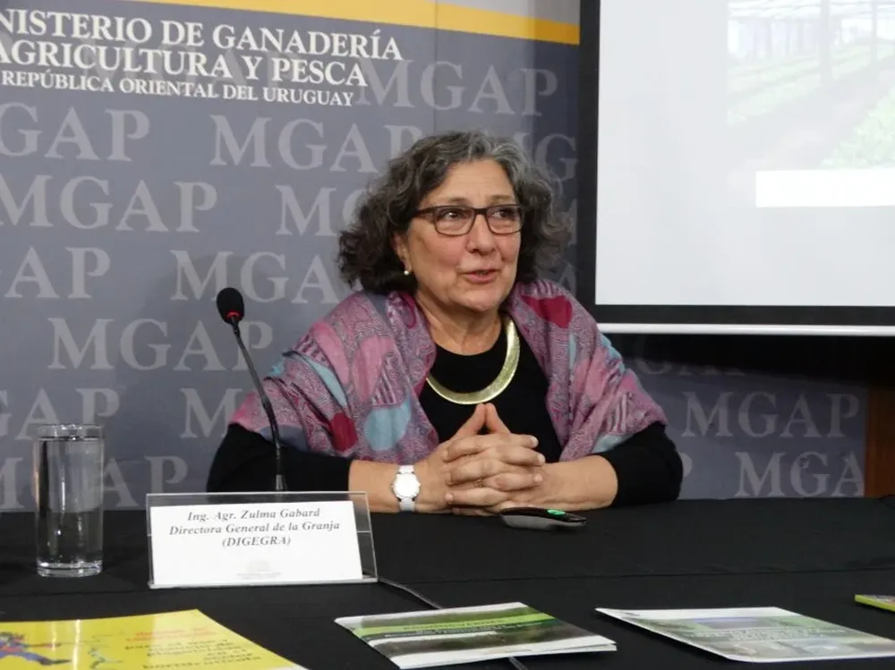 Zulma Gabard, directora de la Dirección General de la Granja del MGAP.